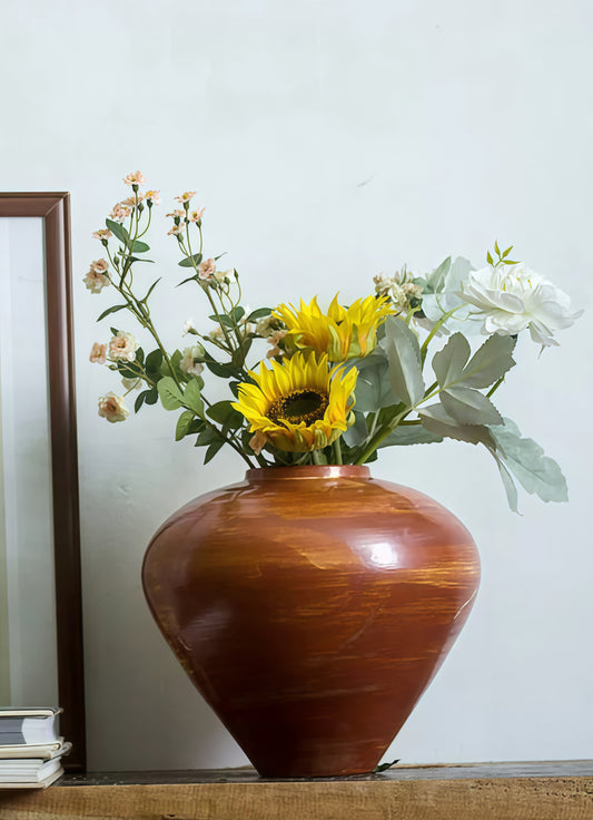 Terra Root Rustic Clay Hydro Vase