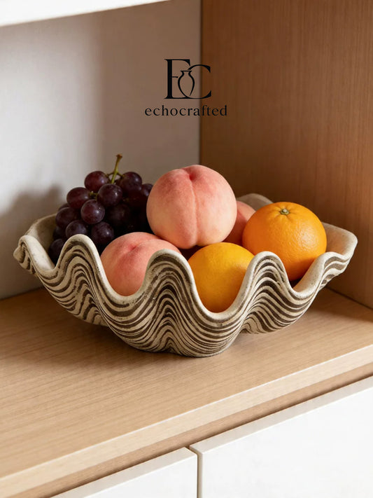 Seashell Reverie Artisan Fruit Bowl