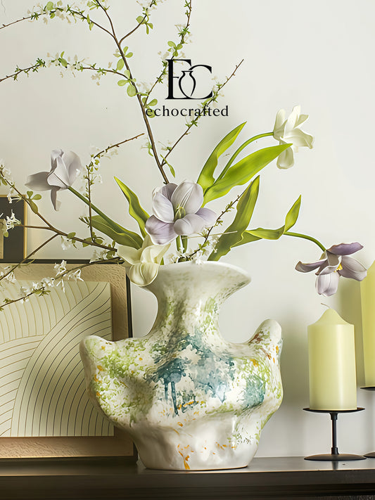 Canvas Earth Artistic Ceramic Vase