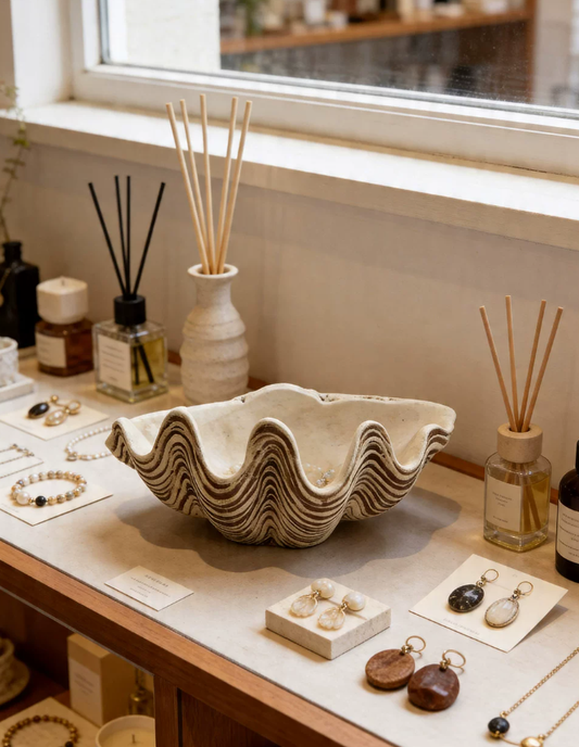 Seashell Reverie Artisan Fruit Bowl