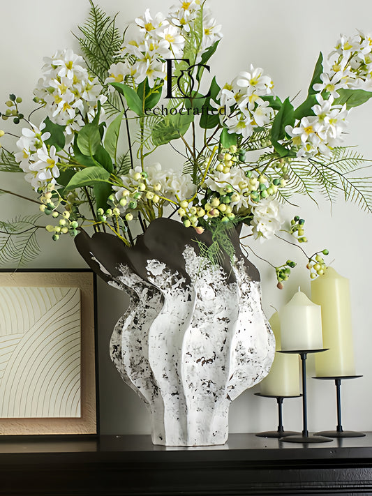 Old Manor Entryway Ceramic Statement Vase
