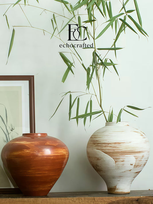 Terra Root Rustic Clay Hydro Vase